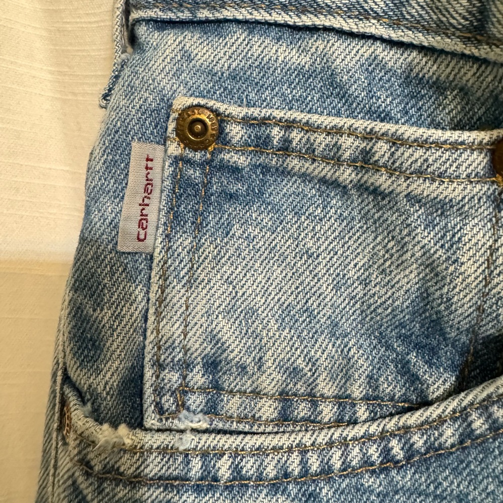 Vintage Y2K Carhartt Grunge B18 STW Jeans
33x30 Stone Wash Distressed Workwear - Picture 9 of 12